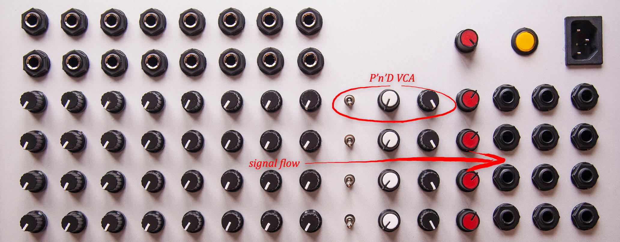 P'n'D VCAs on outputs