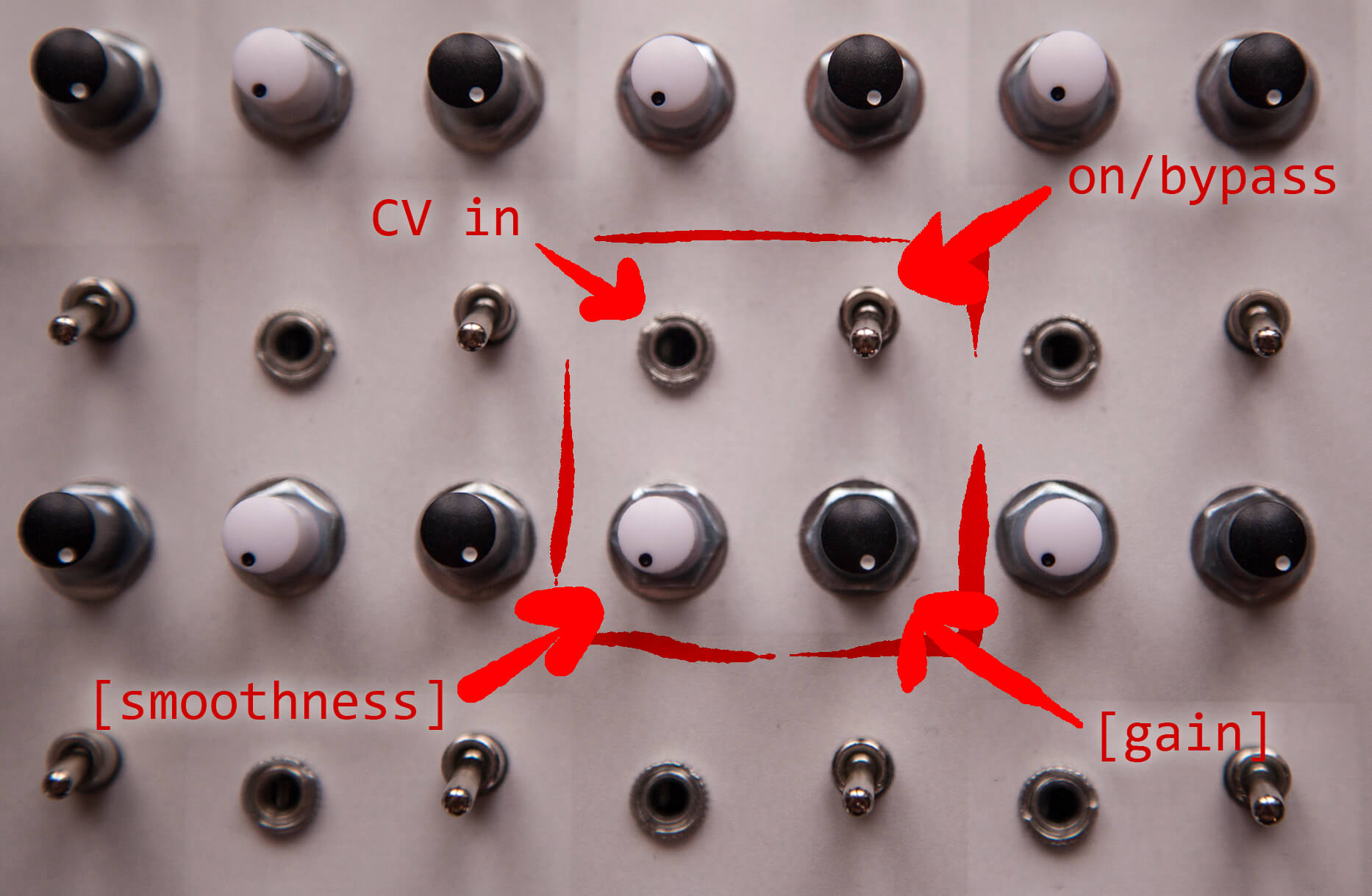 Pluck'n'Duck controls - vca matrix